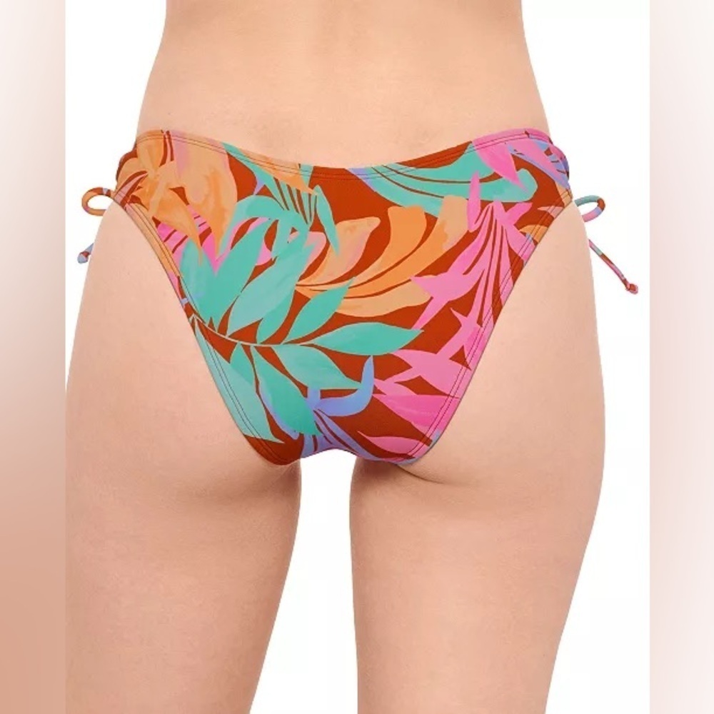 Salt + Cove Juniors Printed Side-Tie Bikini Bottoms XL NWT - Picture 2 of 4